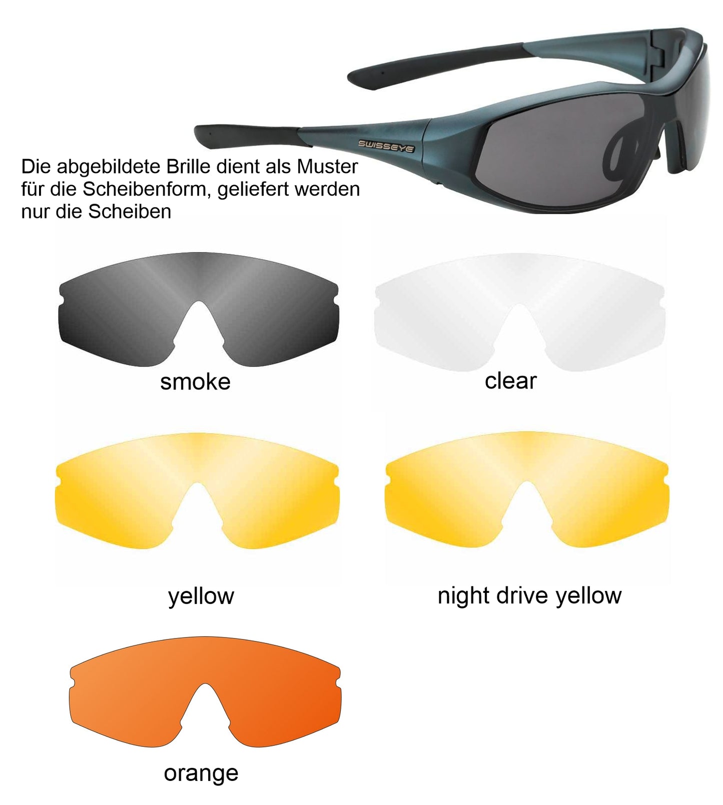 Ersatzscheibe Swiss Eye Concept M RE+